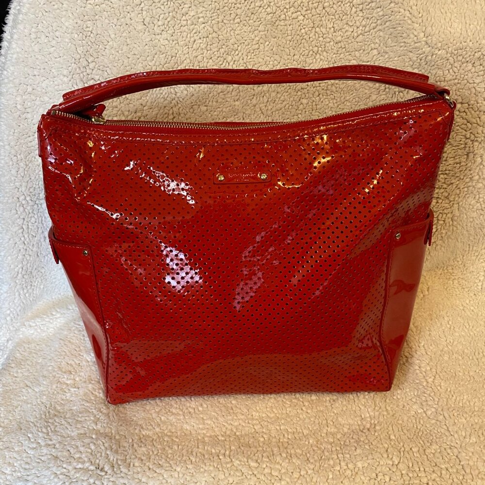 Kate Spade Red Patent Leather Tote